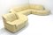 Sofá modular Snake de cuero acolchado de Laauser, años 90. Juego de 8, Imagen 19