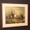 Italian Artist, Landscape in Impressionist Style, 1960, Oil on Panel, Framed 5