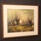 Italienischer Künstler, Landschaft im Impressionismus, 1960, Öl auf Holz, gerahmt 5