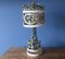 Tole Boho Painted Tole Table Lamp, Italy, 1970s 1