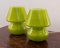 Grüne italienische Vintage Mushroom Lampe aus Muranoglas 8