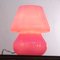 Vintage Italian Fuchsia Mushroom Lamp in Murano Glass, Image 4