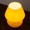 Gelbe Italienische Vintage Mushroom Lampe aus Muranoglas 7