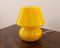 Vintage Italian Yellow Mushroom Lamp in Murano Glass, Image 4