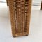 Mid-Century Rattan Coffee table with Smoked Glass Top 8