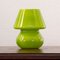Grüne Italienische Vintage Mushroom Lampen aus Muranoglas, 2er Set 6