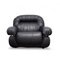 Set of Italian Leather Armchairs in the style of Mario Bellini, 1970s 1