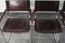 Cantilever Chairs in Dark Brown Saddle Leather from Linea Veam, 1980s, Set of 4 13
