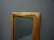 Anthroposophical Walnut Wall Mirror in the style from Rudolf Steiner, 1940s, Image 5
