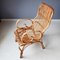Italian Rattan Lounge Chair, 1960s 4