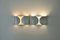 Lampade da parete Foglio bianche attribuite a Tobia & Afra Scarpa per Flos, anni '60, set di 2, Immagine 2