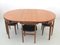 Mid-Century Modern Scandinavian Dining Table and Chairs in Teak attributed to Hans Olsen from Frem Røjle, 1964, Set of 5, Image 5