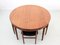 Mid-Century Modern Scandinavian Dining Table and Chairs in Teak attributed to Hans Olsen from Frem Røjle, 1964, Set of 5 1