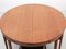 Mid-Century Modern Scandinavian Dining Table and Chairs in Teak attributed to Hans Olsen from Frem Røjle, 1964, Set of 5, Image 6
