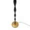 Floor Lamp in Wood and Brass with Fabric Diffuser, 1950s, Image 9