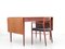 Scandinavian Teak Desk with 2 Flaps attributed to Hans Wegner, 1950s 4