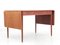 Scandinavian Teak Desk with 2 Flaps attributed to Hans Wegner, 1950s, Image 2