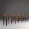 Dordogne Chairs by Charlotte Perriand for Sentou, France, 1950s, Set of 4 1