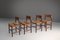 Chaises Dordogne par Charlotte Perriand pour Sentou, France, 1950s, Set de 4 3