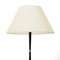 Floor Lamp with Brass Base and Parchment Lampshade, 1950s 3