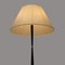 Floor Lamp with Brass Base and Parchment Lampshade, 1950s 10