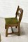 Dining Chairs in Wood and Fabric attributed to Guillerme Et Chambron, 1950s, Set of 6, Image 4