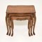 Nesting Tables in Burr Walnut, 1930s, Set of 3, Image 1