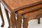 Nesting Tables in Burr Walnut, 1930s, Set of 3, Image 8