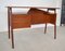 Small Danish Teak Desk by Gunnar Nielsen for Tibergaard, 1960s, Image 8