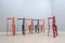 Postmoderne Stühle aus lackiertem Metall von Artifort, 2000er, 6er Set 6