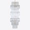 Large Tall Brass and Glass Chandelier from Pure White Lines, Image 1
