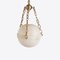 Small Elissa Alabaster Pendant from Pure White Lines, Image 5