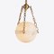 Small Elissa Alabaster Pendant from Pure White Lines 1