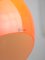 Lámpara colgante Jolly en naranja de Luigi Massoni para Guzzini, años 70, Imagen 11