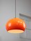 Lámpara colgante Jolly en naranja de Luigi Massoni para Guzzini, años 70, Imagen 3