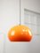 Lámpara colgante Jolly en naranja de Luigi Massoni para Guzzini, años 70, Imagen 1