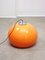 Lámpara colgante Jolly en naranja de Luigi Massoni para Guzzini, años 70, Imagen 12