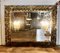 Large French Gothic Gilt Overmantel Mirror with Twin Sconces, 1890s 19