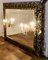 Large French Gothic Gilt Overmantel Mirror with Twin Sconces, 1890s 17