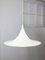Lampe à Suspension Trompette Blanche, Danemark attribuée à Claus Bonderup & Torsten Thorup 1