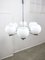 Vintage Italian Chrome and Opaline Chandelier, 1970s, Image 13