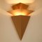 Lámpara de pared triangular, años 80, Imagen 6