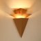 Lámpara de pared triangular, años 80, Imagen 2