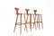 Vintage Brutalist Bar Stools, Set of 3 1