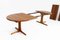 Vintage Danish Round Extendable Dining Table Teak, 1960s, Image 9