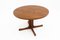 Vintage Danish Round Extendable Dining Table, 1960s 1