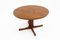 Vintage Danish Round Extendable Dining Table, 1960s, Image 1