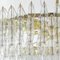 Kronleuchter aus transparentem Murano Kristallglas von Bottega Veneziana 3