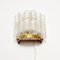 Mid-Century Ice Glass Wall Sconce from Doria Leuchten, Germany, 1960s 10