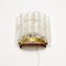 Mid-Century Ice Glass Wall Sconce from Doria Leuchten, Germany, 1960s, Image 10